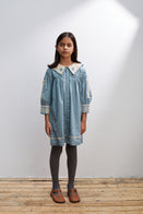 Apolina Bette Children's Shirt Dress Bluebell / BIEN BIEN bienbienshop.com