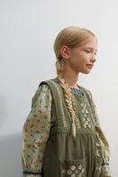 Apolina Bibi Children's Embroidered Dungaree Jumpsuit / BIEN BIEN bienbienshop.com