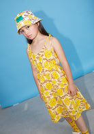 NEW Weekend House Kids Mimosa Kid's Strappy Dress Yellow Flower | BIEN BIEN bienbienshop.com