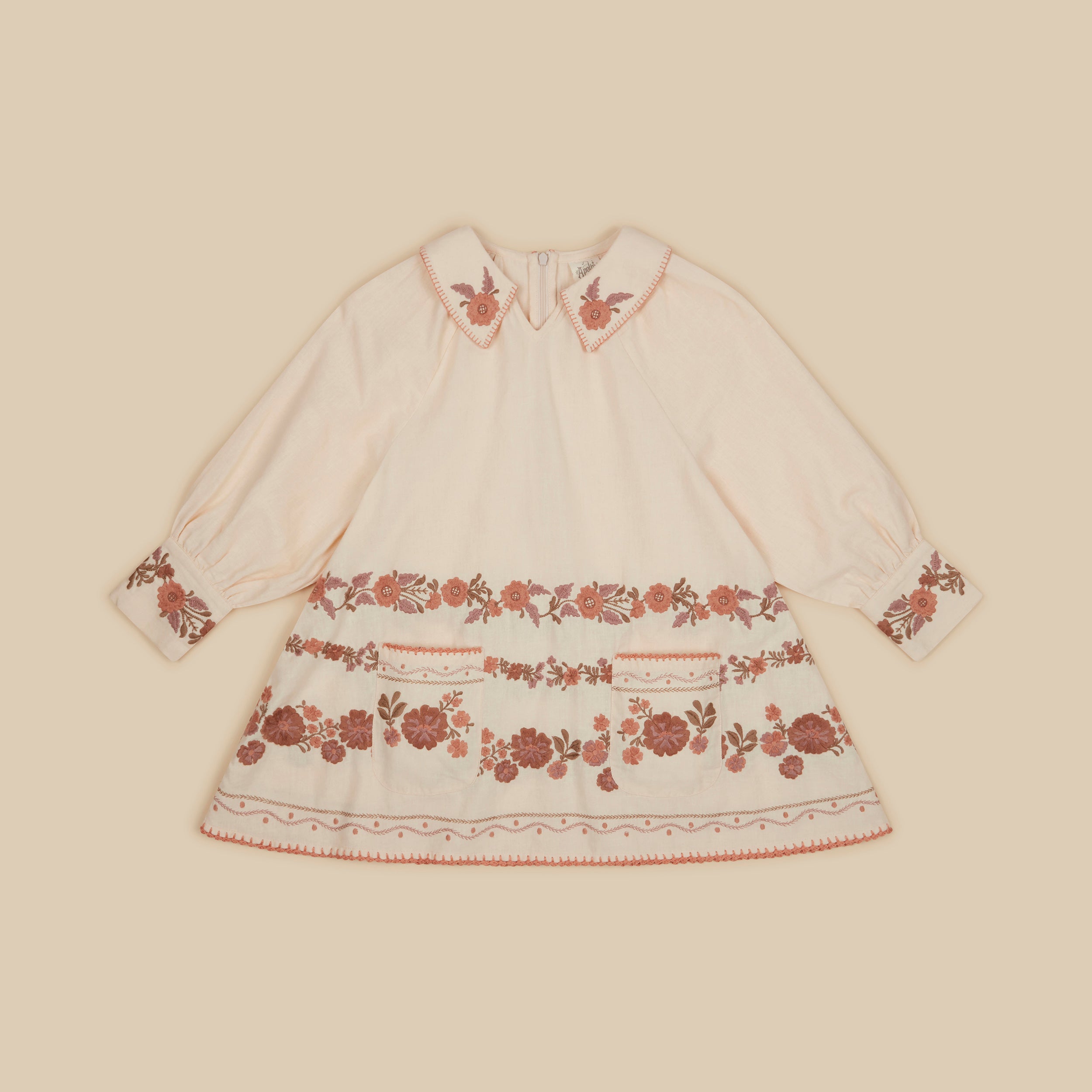 NEW Apolina Alva Children's Embroidered Shirt Dress Shell | BIEN BIEN bienbienshop