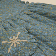 Apolina Ida Kid's Quilted Pinafore Dress Lakehouse Floral Sage | BIEN BIEN bienbienshop.com
