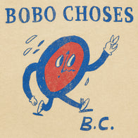 Bobo Choses Walking Clock Baby Sweatshirt Beige Blue Stripe Cotton | BIENBIEN bienbienshop.com