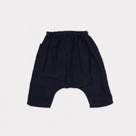 Caramel London Oku Linen Baby Trouser in Navy Blue | BIEN BIEN