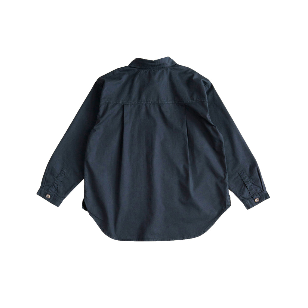 Main Story Kid's Unisex Buttondown Collared Shirt Phantom | BIEN BIEN bienbienshop.com