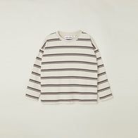Main Story Kid's Long Sleeve T-Shirt Silver Birch Phantom Stripe | BIEN BIEN bienbienshop.com