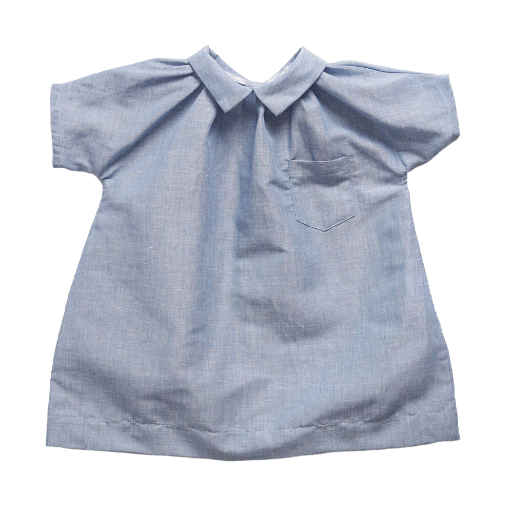 Makié Denise Baby Girl Dress in Light Blue | BIEN BIEN