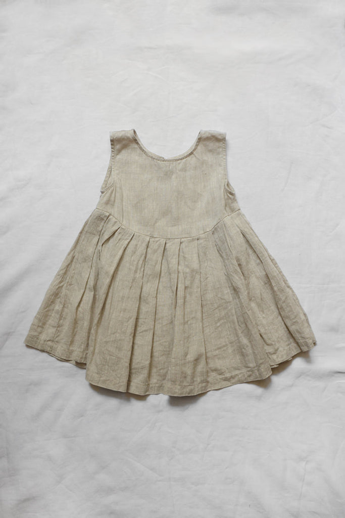 Makié Lulu Kid's Sleeveless Camisole Natural Linen SALE  | BIEN BIEN bienbienshop.coma