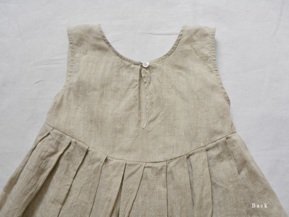 Makié Lulu Kid's Sleeveless Camisole Natural Linen SALE  | BIEN BIEN