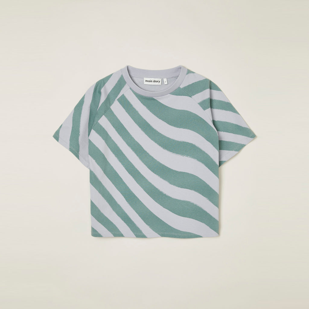 NEW Main Story UK Kid's Oversized Short Sleeve T-Shirt Psychedelic Print | BIEN BIEN bienbienshop.com