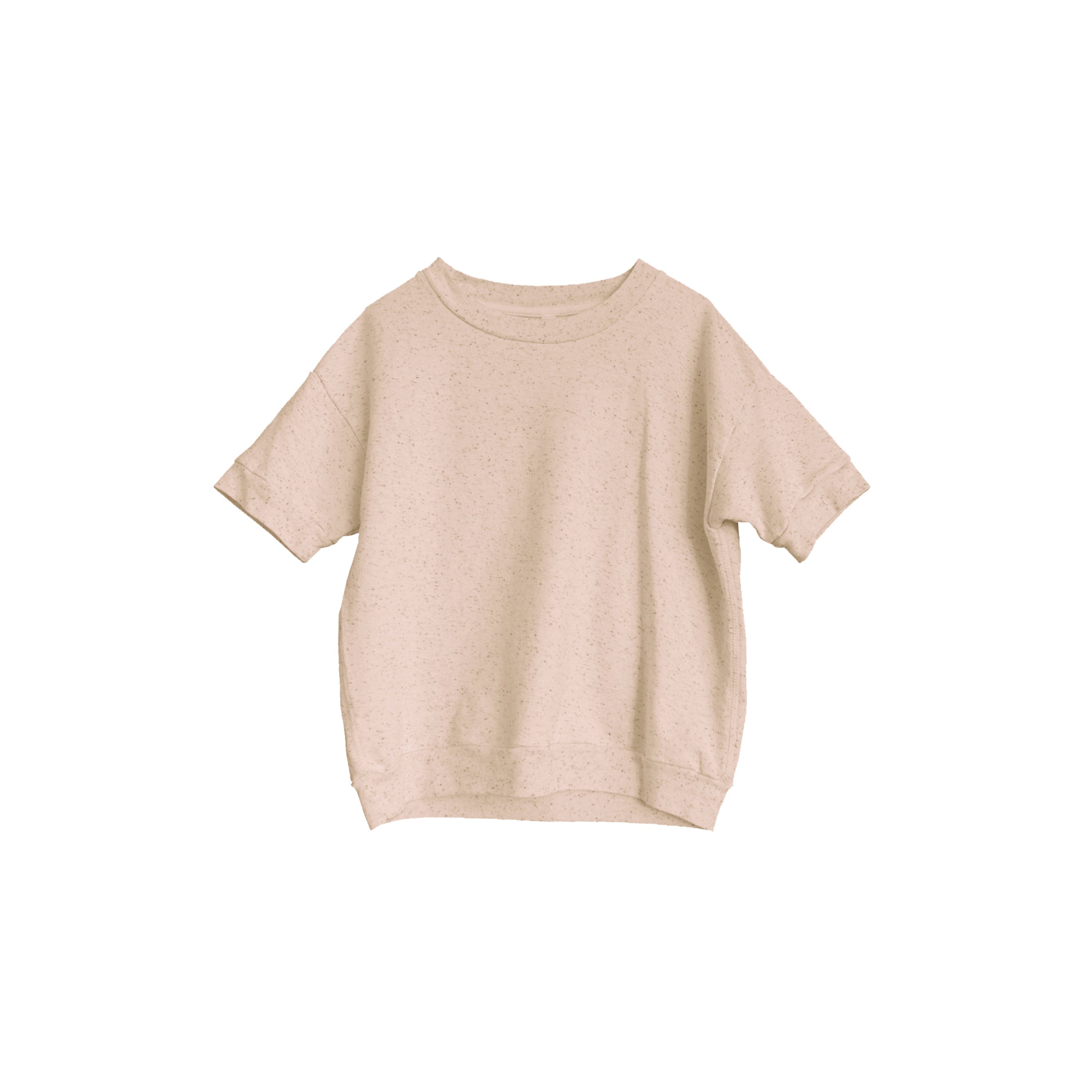 New Nico Nico Reid Terry Short Sleeve Pullover Sweatshirt Confetti Love | BIEN BIEN bienbienshop.com
