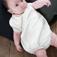 Poudre Organic Buis Baby Kimono Body Black Minimal Romper | BIEN BIEN