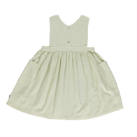 Poudre Organic Mangue Kid's Babydoll Dress Almond Milk | BIEN BIEN 