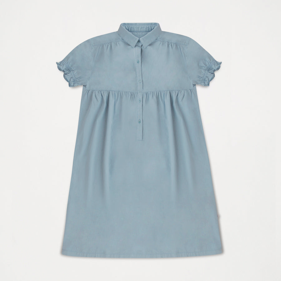 Repose AMS Dreamy Girl's Shirt Dress Ironlike Bleuish | BIEN BIEN
