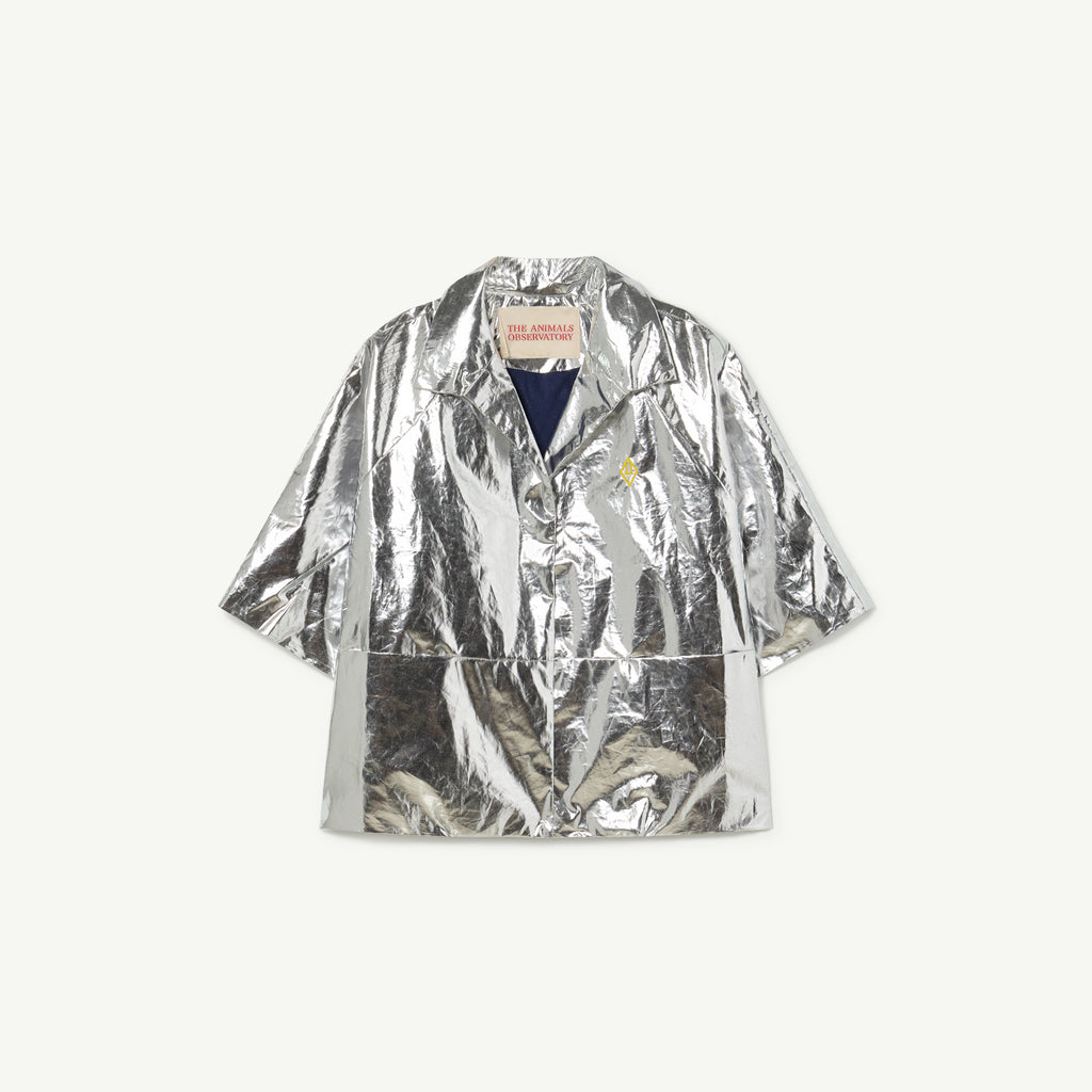Animals Observatory Kid's Jacket Shiny Silver | BIEN BIEN