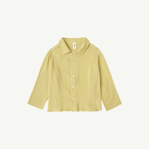 Summer & Storm Kid's Buttondown Shirt Lemon Yellow | BIEN BIEN bienbienshop.com