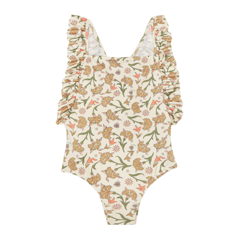 The New Society Indiana Kid's OnePiece Ruffle Swimsuit Floral Print | BIEN BIEN bienbienshop.com